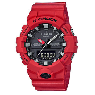 Reloj G-SHOCK GA-800-4A en color rojo