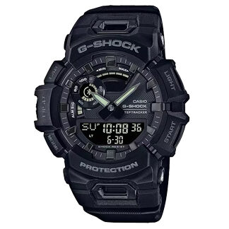 Reloj G-SHOCK GBA-900-1 negro con conectividad Bluetooth y diseño deportivo