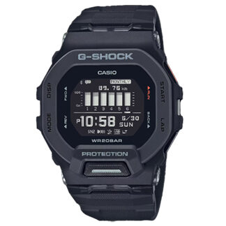 Reloj G-SHOCK GBD-200-1 en negro con Bluetooth, contador de pasos y diseño ultrarresistente