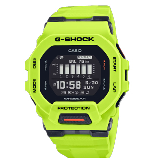 Reloj G-SHOCK GBD-200-9 – Deportivo y Resistente en Amarillo con Bluetooth y Contador de Pasos Reloj G-SHOCK GBD-200-9 en amarillo verde con Bluetooth, contador de pasos y diseño ultrarresistente