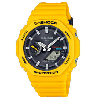 Reloj Casio G-Shock GA-B2100C-9A amarillo con Bluetooth y carga solar