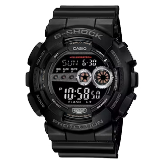 GD-100-1 Reloj Casio G-Shock GD-100-1 Negro con pantalla digital y diseño resistente
