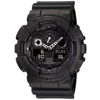 Casio G-Shock GA-100-1A1 reloj analógico-digital negro