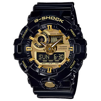 Reloj Casio G-Shock GA-710GB-1 original para hombre